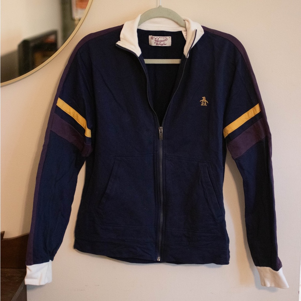 Original Penguin 100% Cotton Lightweight Zip Up Jacket